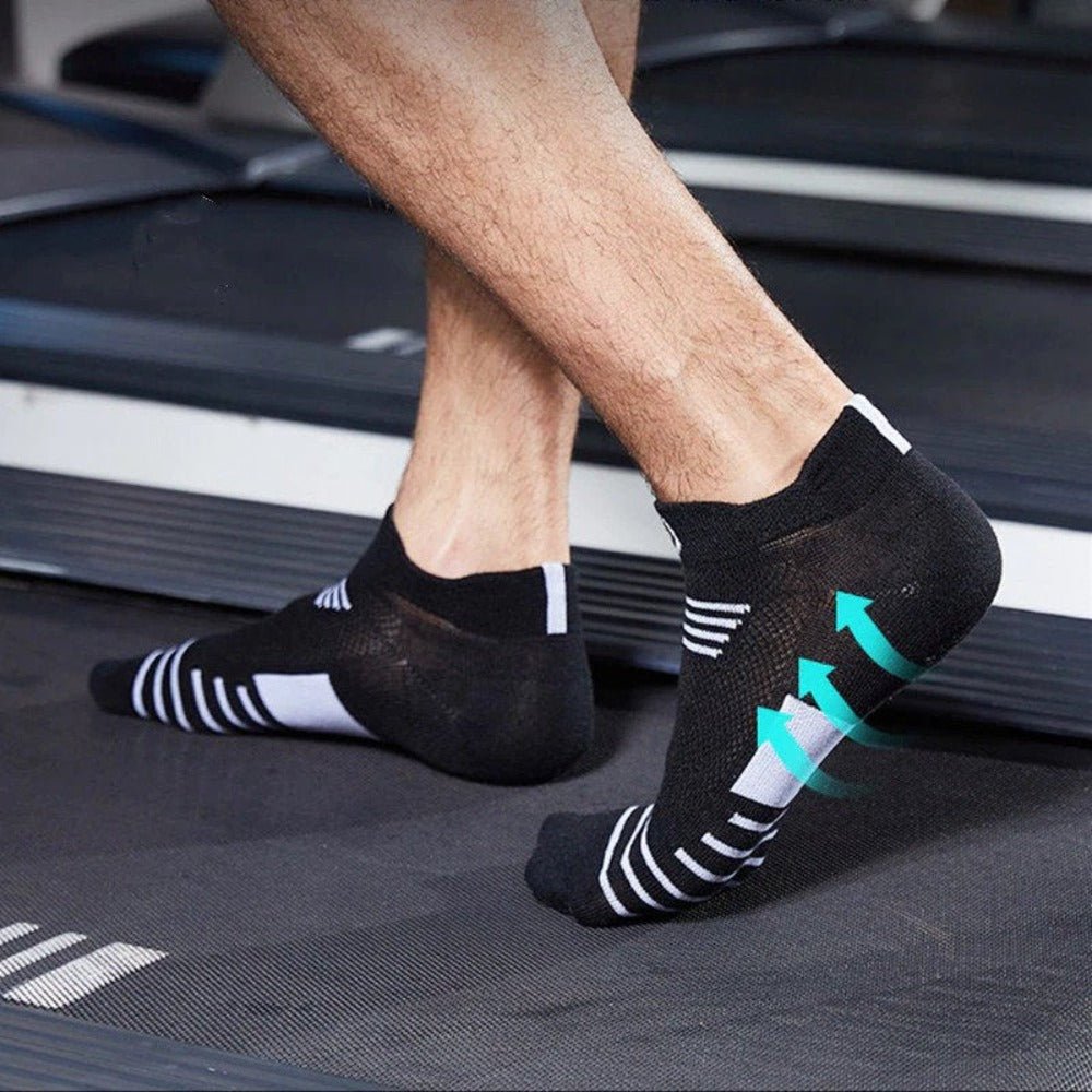 3 Pair Pro Ankle Compression Socks for Men - Omega Walk - Men socks 1