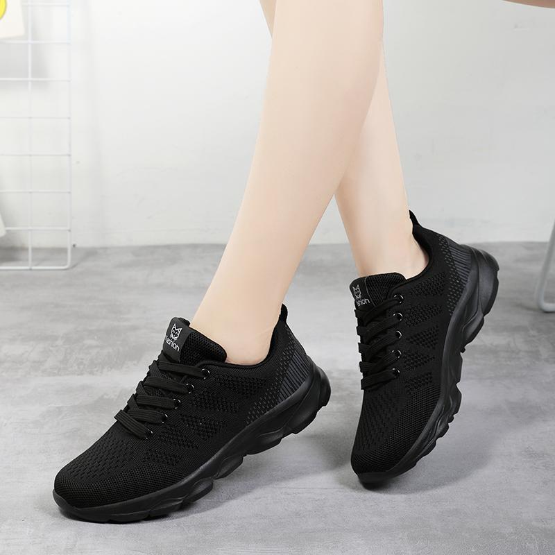 Best cushioned walking shoes for women - Omega Walk - M195-Black-36
