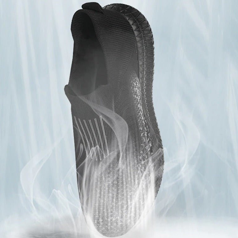 Breathable Slip-on Sneakers for Men - Omega Walk - MEN SHOES-40-Beige-38