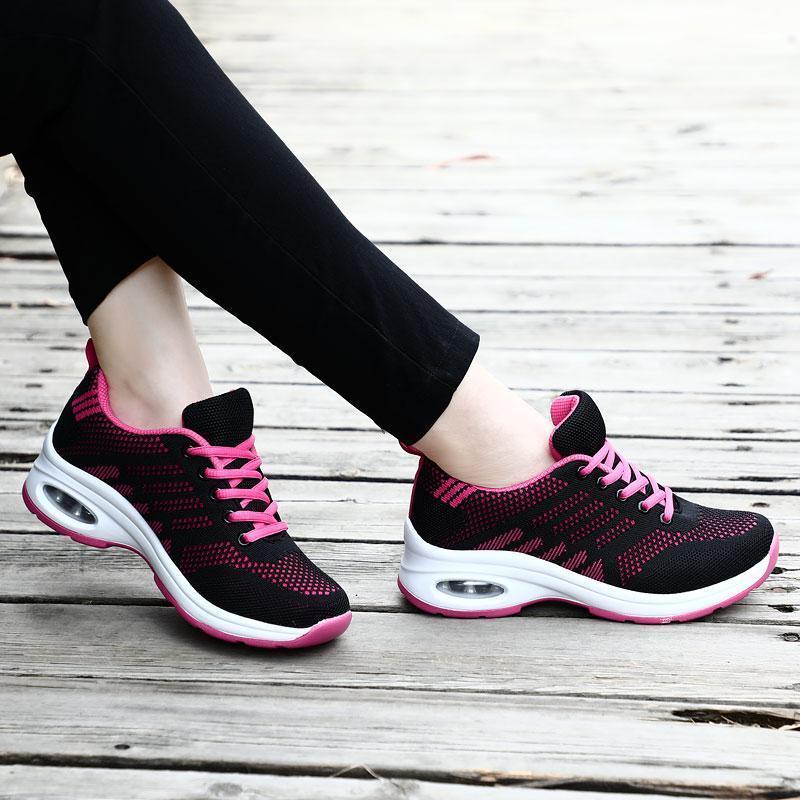 Casual walking sneakers for women - Omega Walk - M167 - PINK - 35