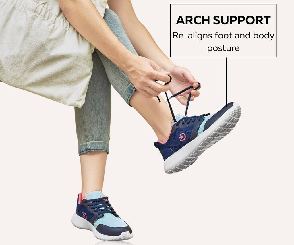Classics - Arch Support Orthopedic Shoes - Omega Walk - M201-BLUE-37