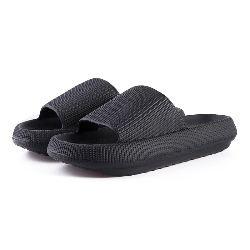 Extremely Comfy/Thick Slippers (New EVA Technology 2021) - 50% OFF - Omega Walk - TX03 - Black36-37