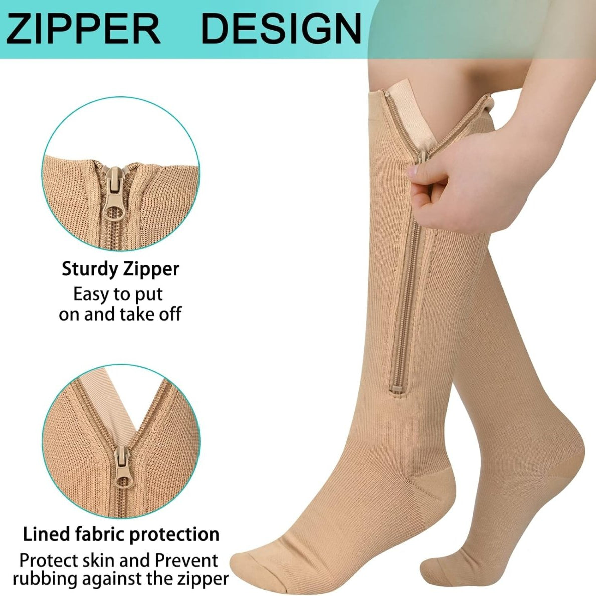 Flex Zip - Omega Walk - Zip S Beige