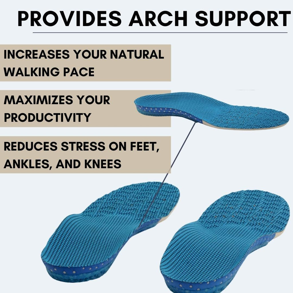 Plantar Fasciitis Feet Arch Support Insoles - Omega Walk - XD 641 -SMALL