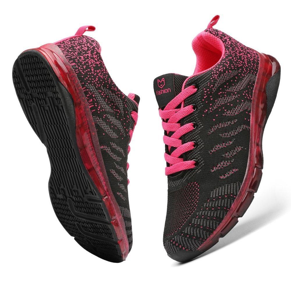 Stylish walking sneakers for women - Omega Walk - M32-GREEN-35