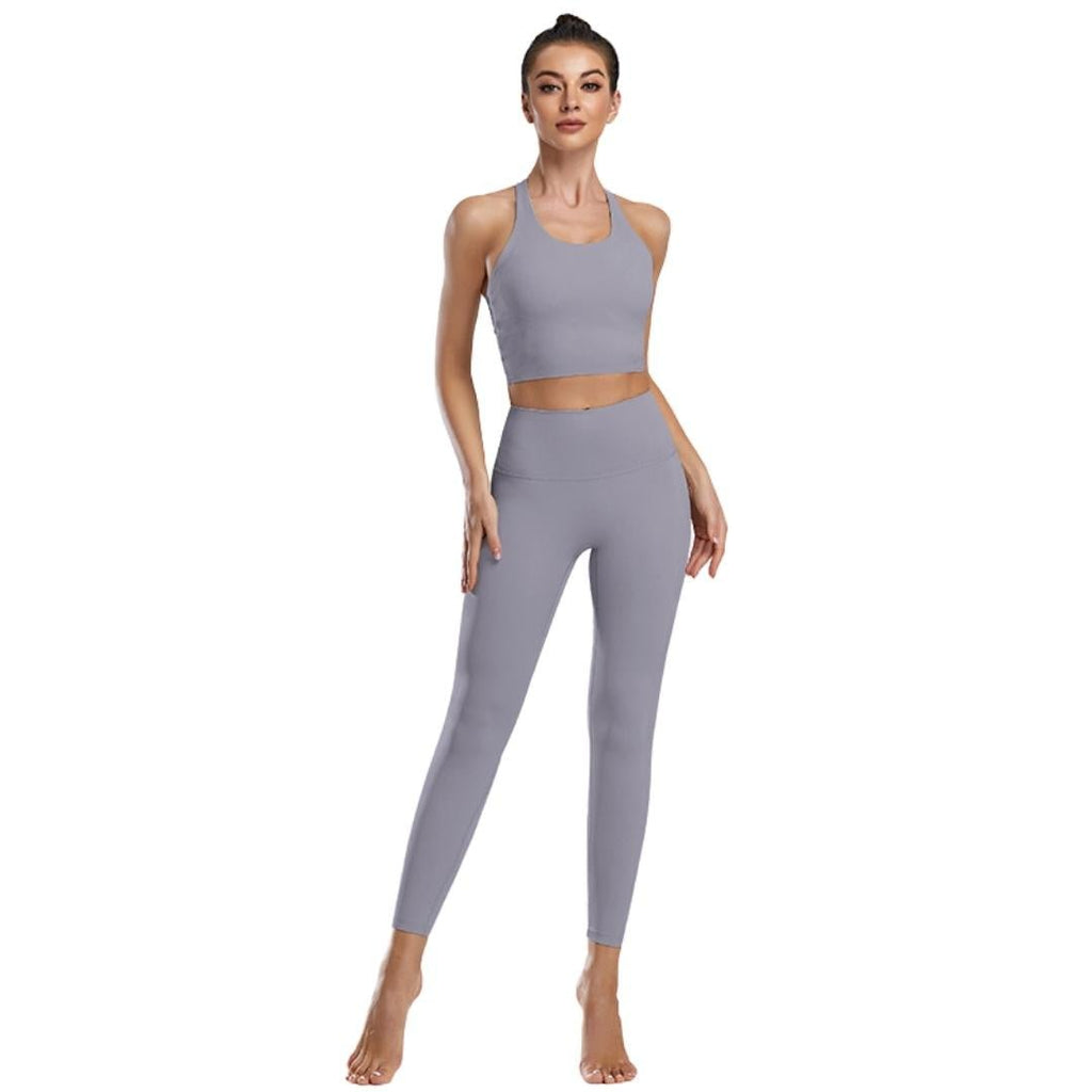 Trendy Women's Workout Clothing Set - Omega Walk - XY-Z1TZ-Light Purple -S