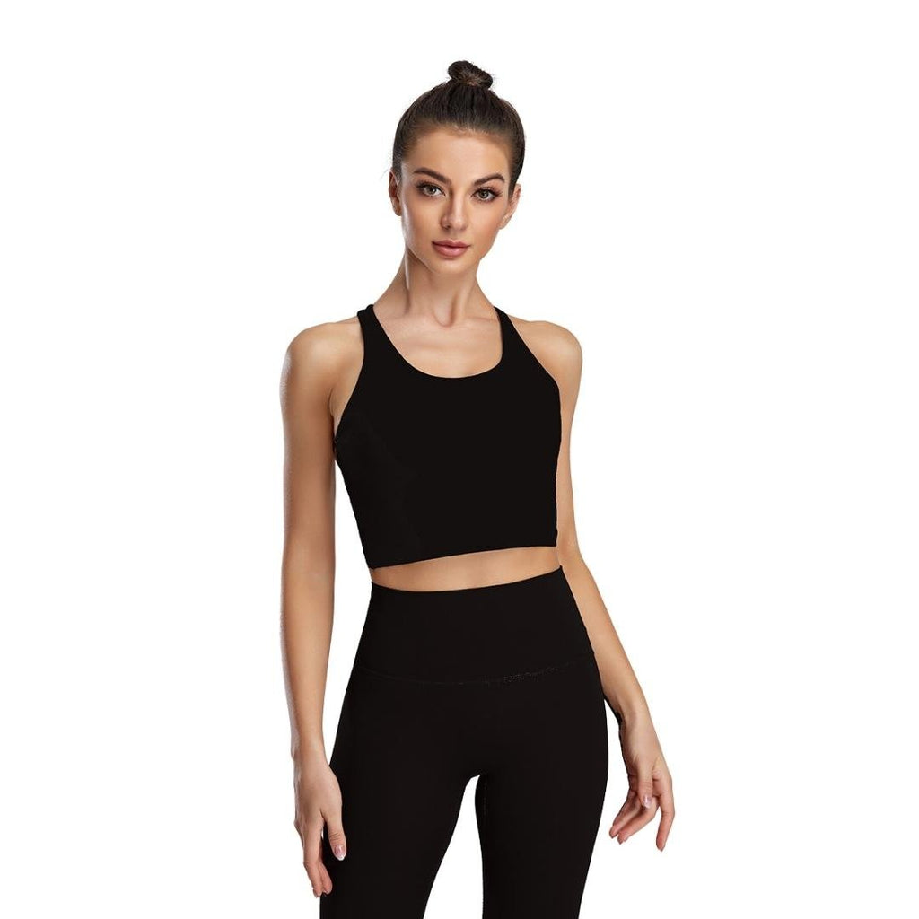 Trendy Women's Workout Clothing Set - Omega Walk - XY-Z1TZ-Black-S