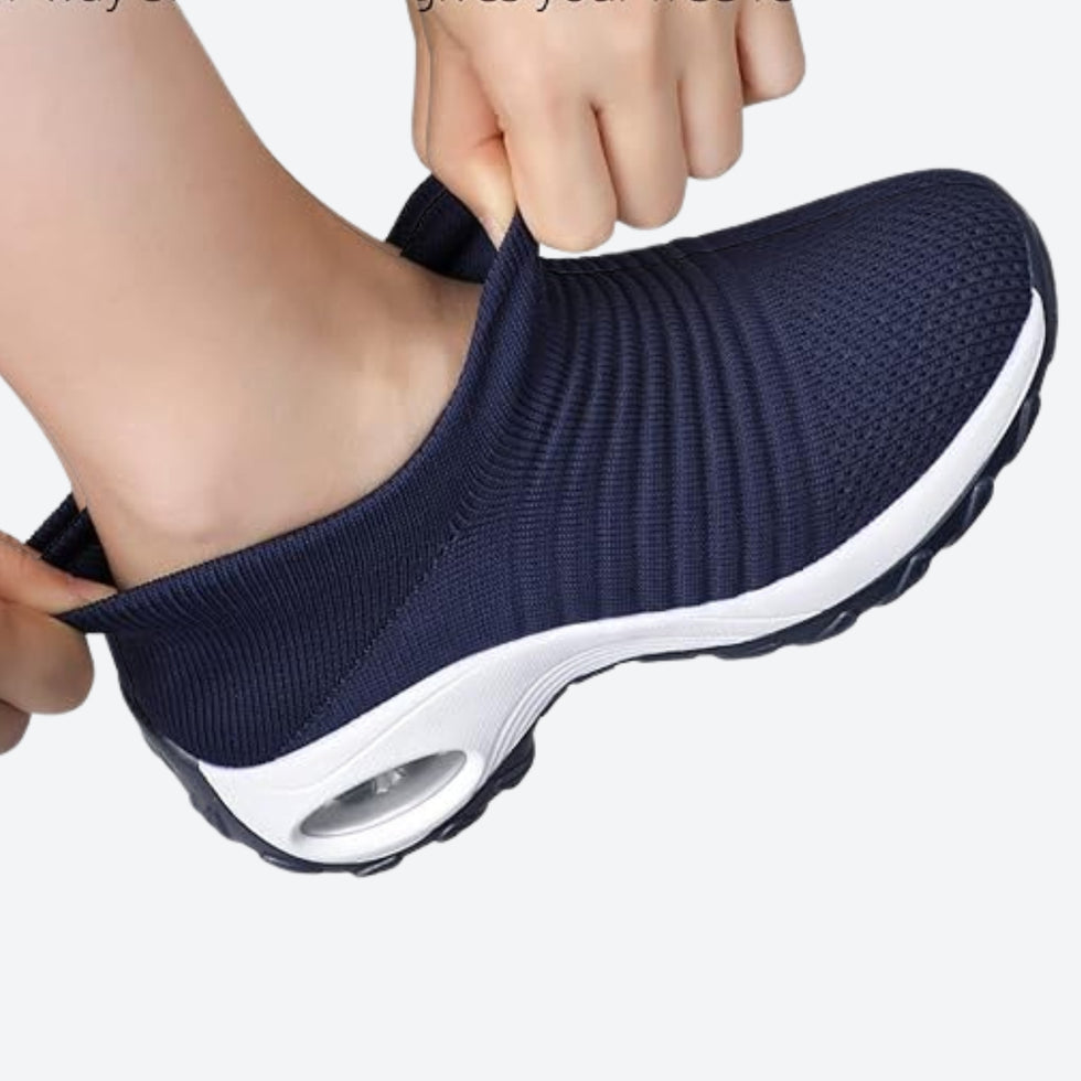 slow man air cushion sock sneakers for women