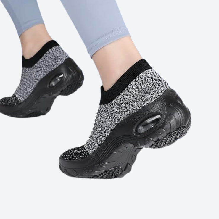 slow man air cushion sock sneakers for women