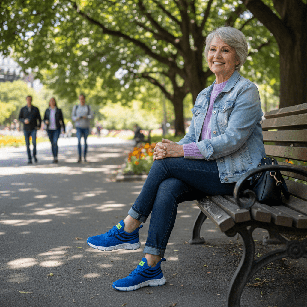 Easy Step - Omega Walk - M242 - Blue - 36