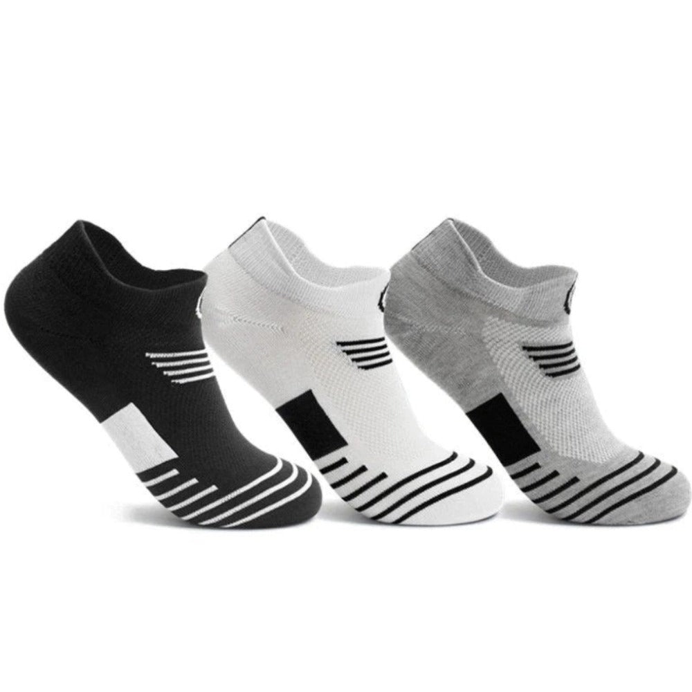 3 Pair Pro Ankle Compression Socks for Men - Omega Walk