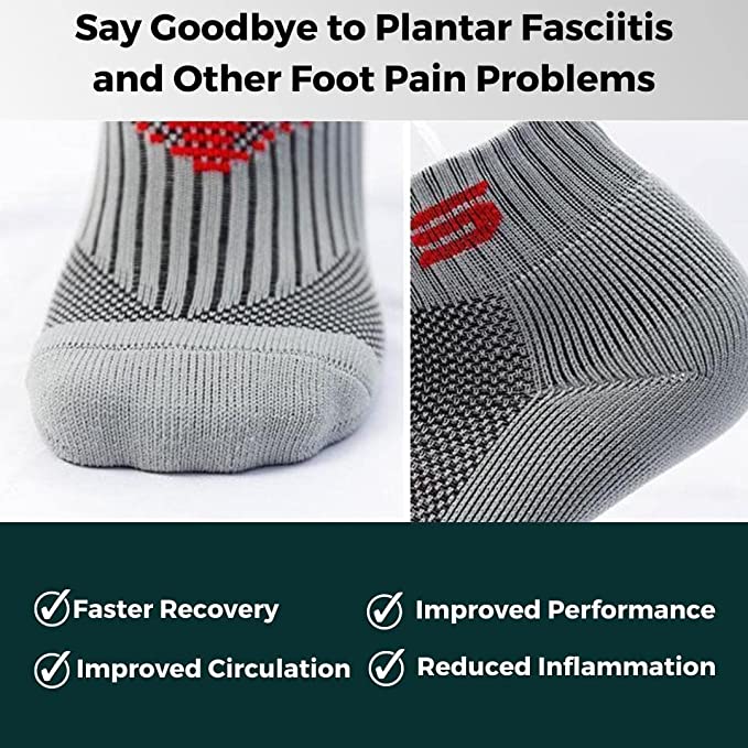 5 Pair Pro Ankle Compression Socks - Omega Walk