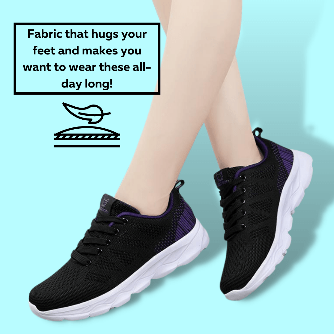 Best Cushioned Walking Shoes for Women Omega Walk Grey 6