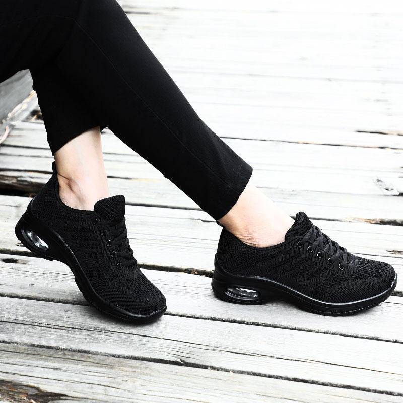 Casual walking sneakers for women - Omega Walk - M167 - BLACK - 35