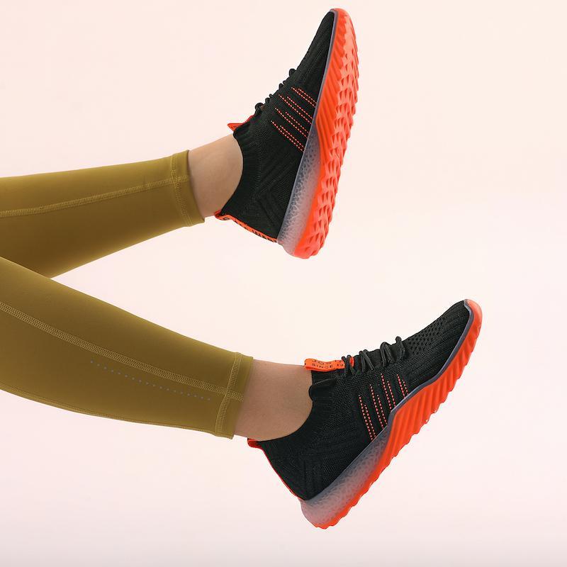 Colorblock Knitted Sneakers for Women - Omega Walk