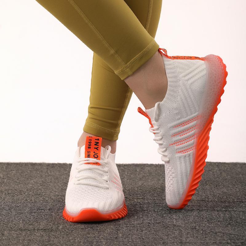 Colorblock Knitted Sneakers for Women - Omega Walk