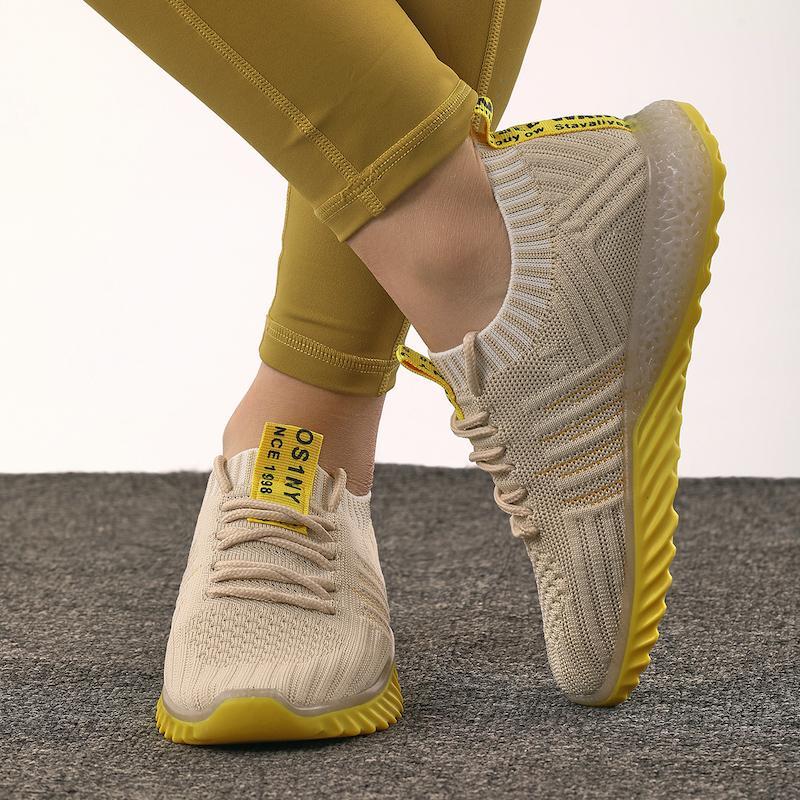 Colorblock Knitted Sneakers for Women - Omega Walk