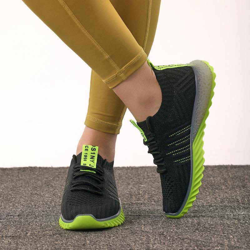 Colorblock Knitted Sneakers for Women - Omega Walk