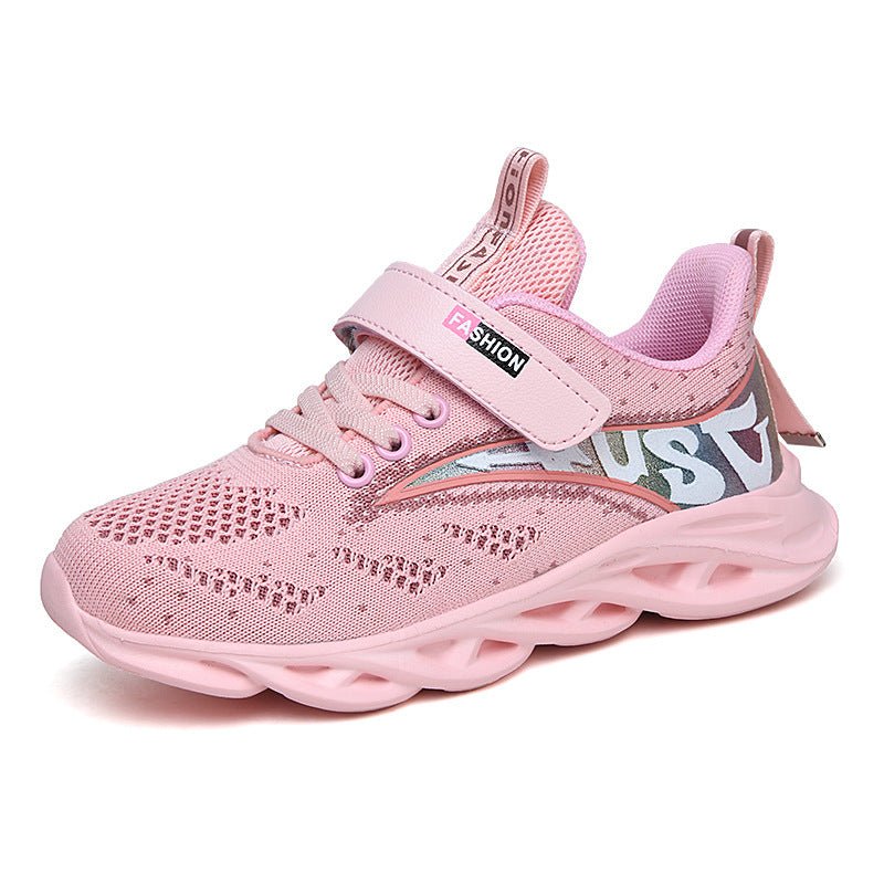 Halley - Comfy Everyday Shoes for Girls - Omega Walk - Kid Shoes 36 Pink26