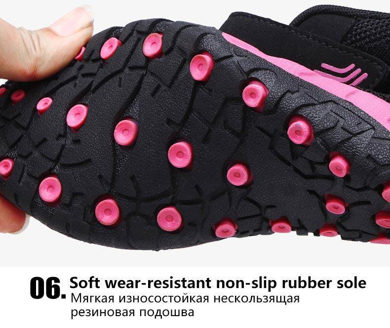 Light hook & loop sneakers for women - Omega Walk