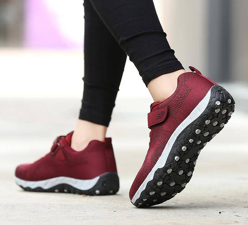 Light hook & loop sneakers for women - Omega Walk