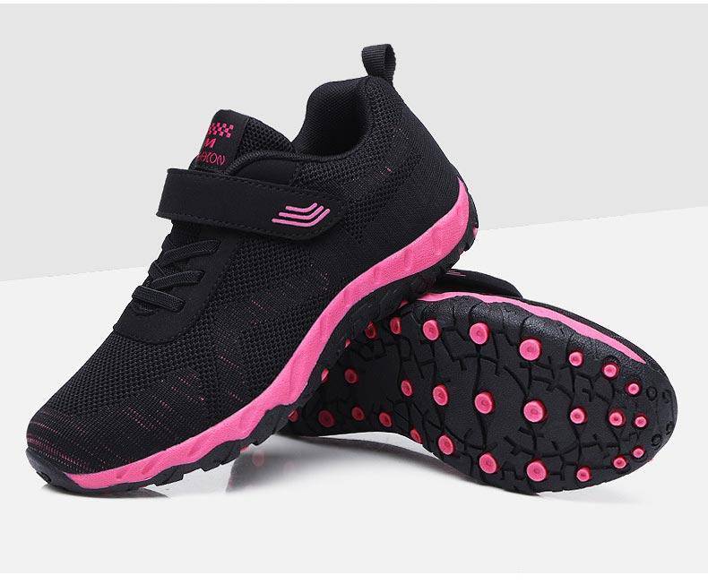 Light hook & loop sneakers for women - Omega Walk