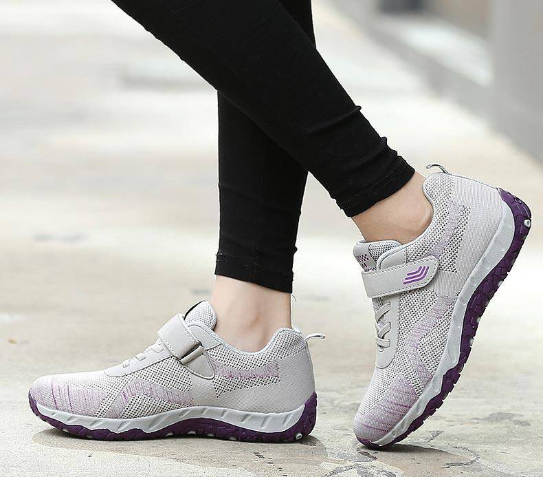 Light hook & loop sneakers for women - Omega Walk