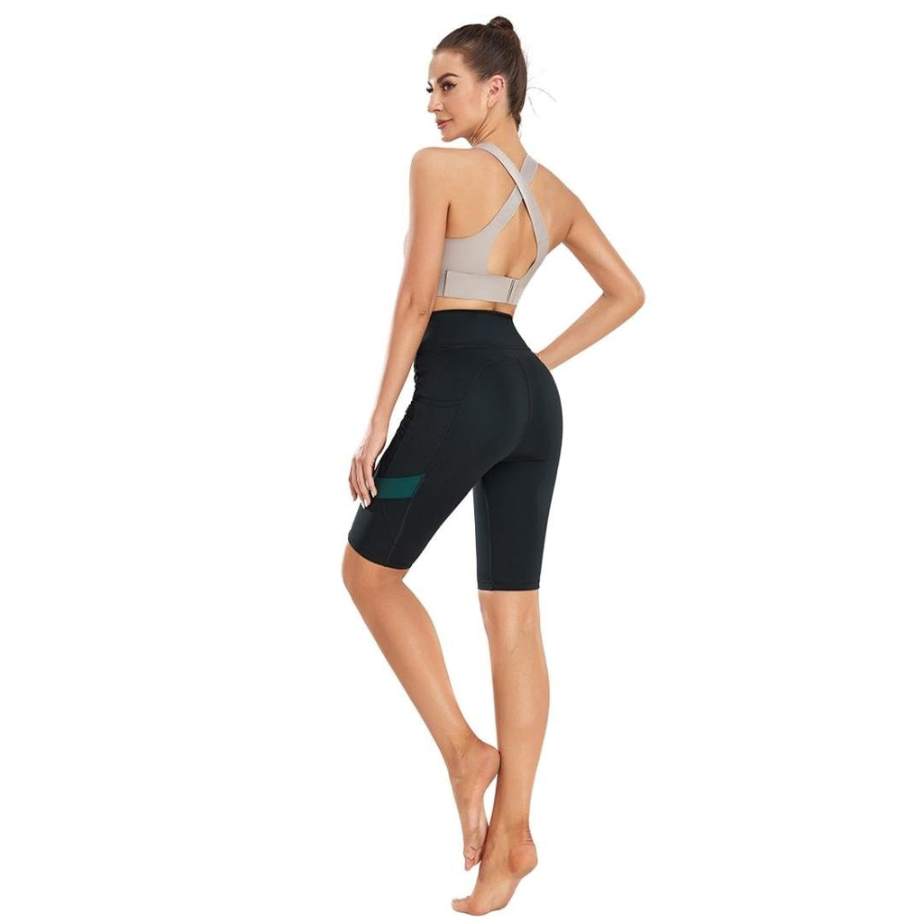 Max Comfort Capri Leggings with Pockets - Omega Walk - XY-A5-Black-S