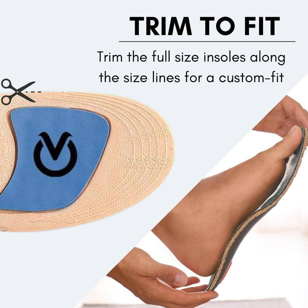 Plantar Fasciitis Feet Arch Support Insoles - Omega Walk