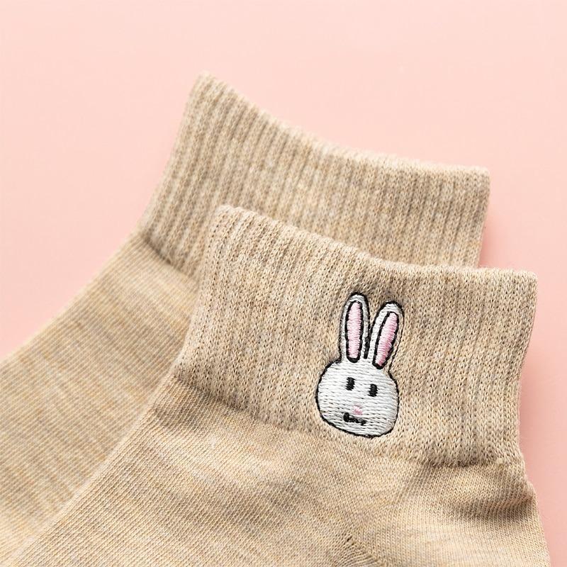 Quirky Cotton Ankle Socks - Pair of 5 - Omega Walk