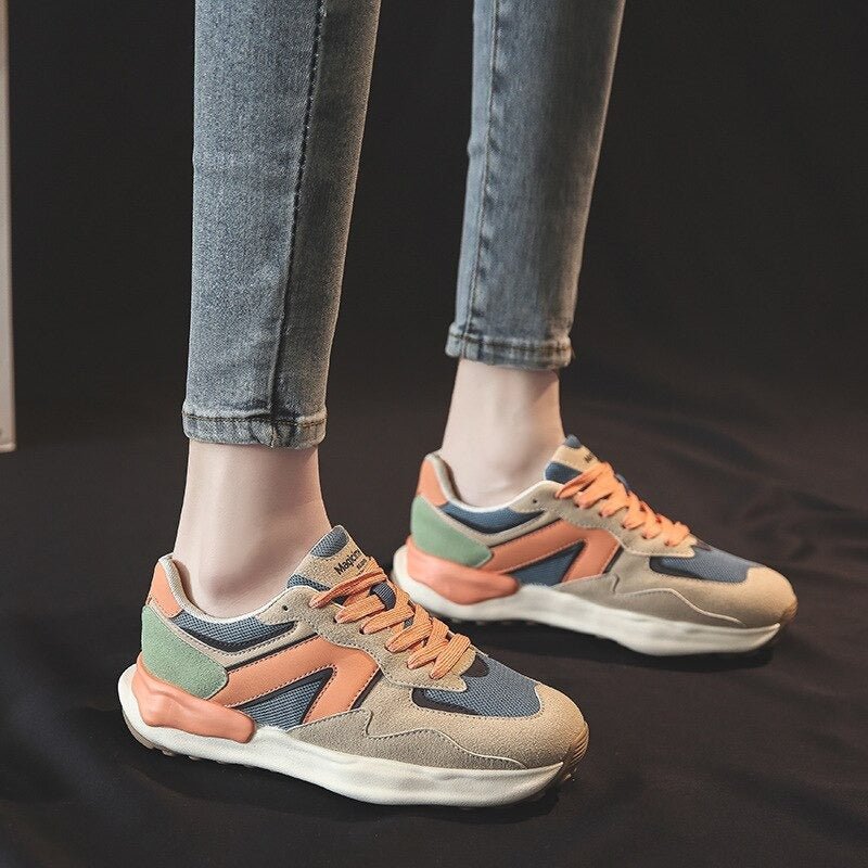 Retro Lace-up Sneakers for Women - Omega Walk
