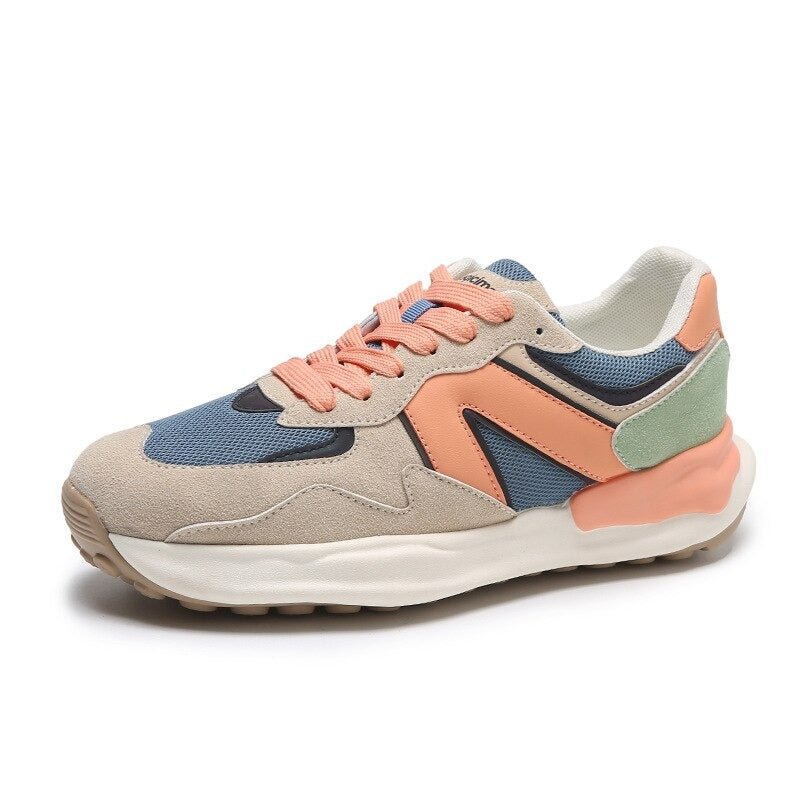 Retro Lace-up Sneakers for Women - Omega Walk