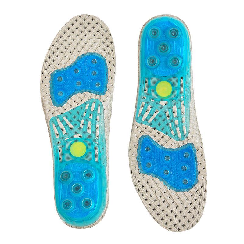 Silica Gel, High-Impact Spring Cushioning Shock Absorption Insoles - Omega Walk