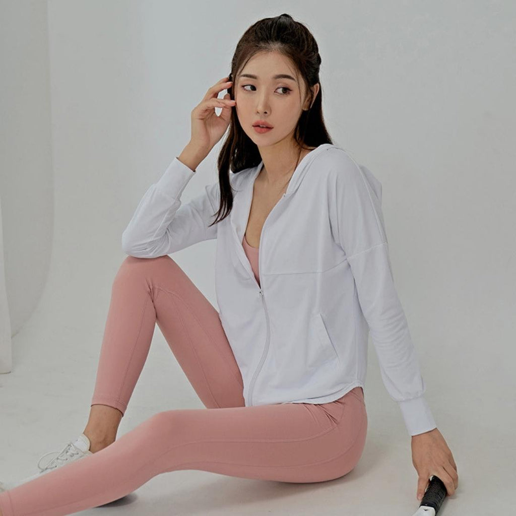 Women's Hooded Workout Jacket - Omega Walk